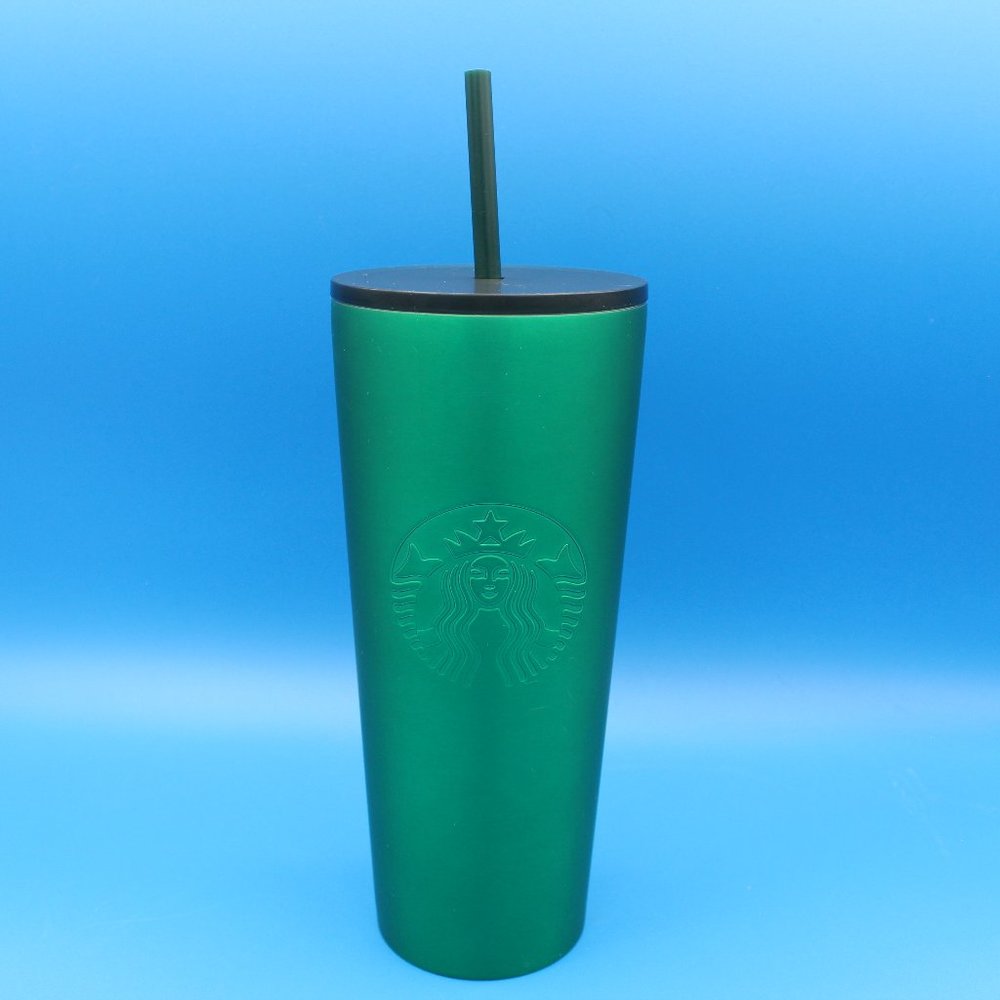Starbucks Spring 2023 Green Soft Touch 24oz Stainless Steel Tumbler
